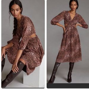 NWT Anthropologie Rama gill cut out dress